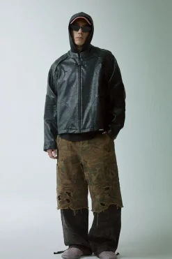 Distressed Camo Vibe Pants