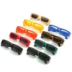 Double Circle Metal Frame Sunglasses
