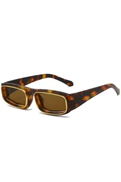 Double Circle Metal Frame Sunglasses