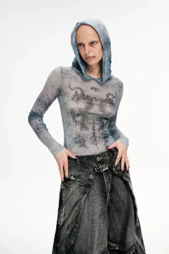 Dragon Mesh Vague Top