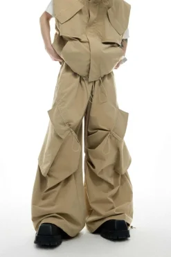 Drawstring Cargo Pants