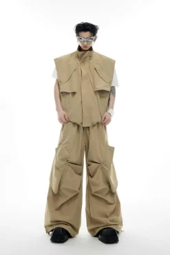 Drawstring Cargo Pants