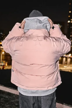 Embossed Logo Puffer Jacket