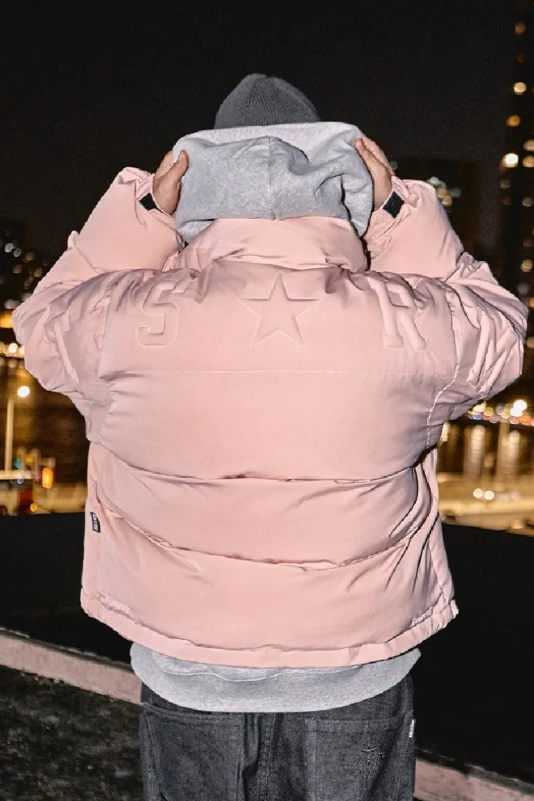 Embossed Logo Puffer Jacket