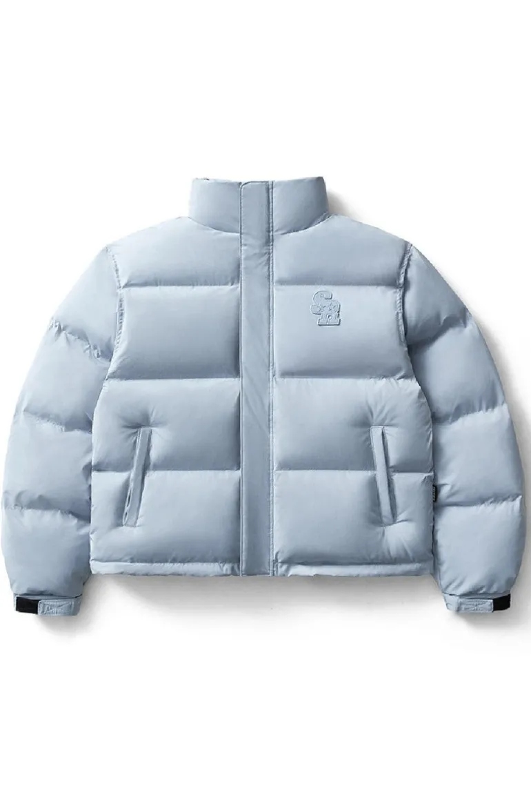 Embossed Logo Puffer Jacket