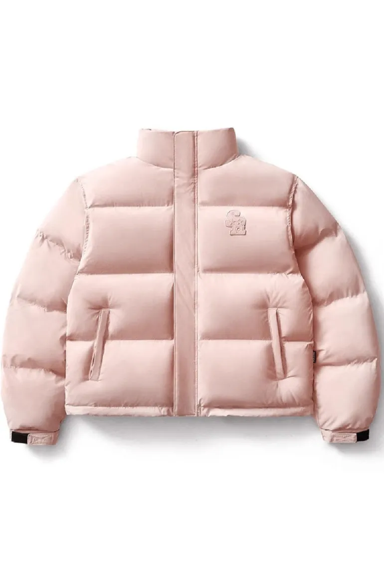 Embossed Logo Puffer Jacket