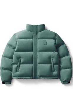 Embossed Logo Puffer Jacket