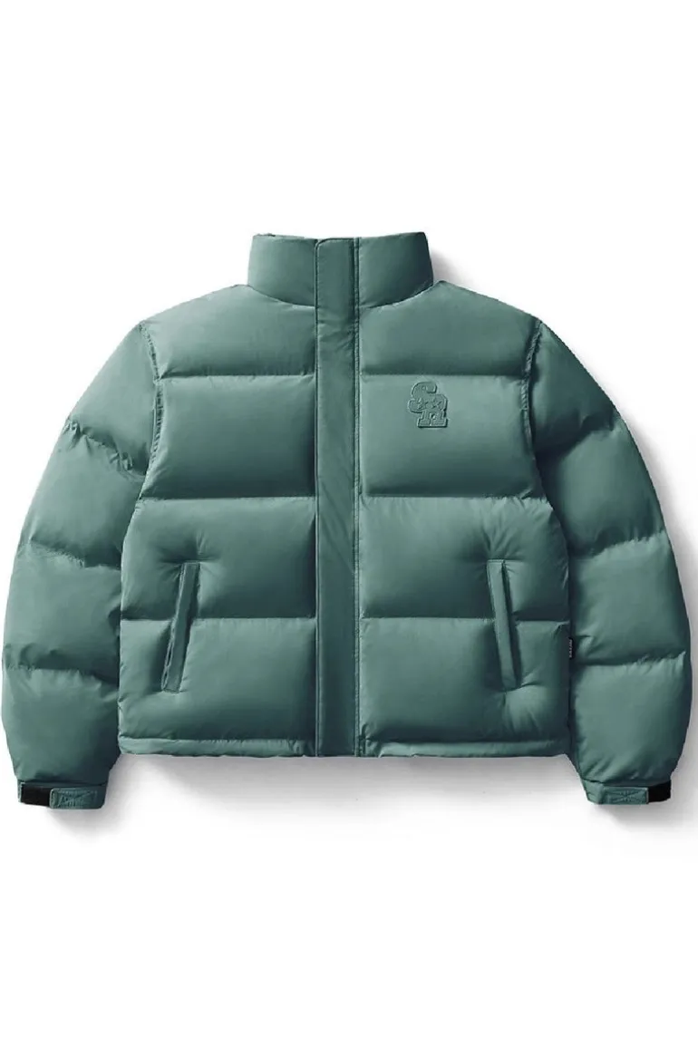 Embossed Logo Puffer Jacket