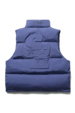Embroidered Down Vest