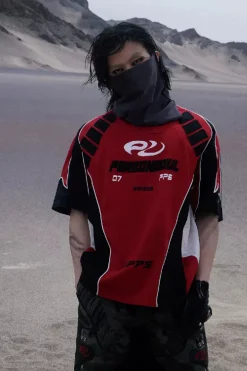 Embroidered Racing Tee