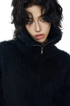 Fake Mink Turtleneck