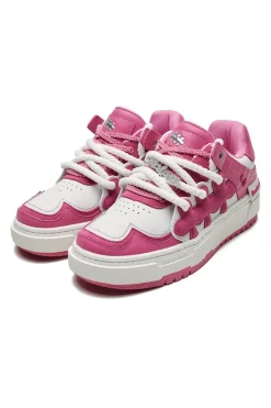 Fashion Pink Chunky Sneakers