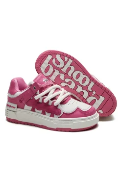 Fashion Pink Chunky Sneakers