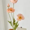 Faux Aesthetic Poppy Flowers