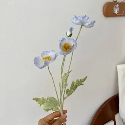 Faux Aesthetic Poppy Flowers