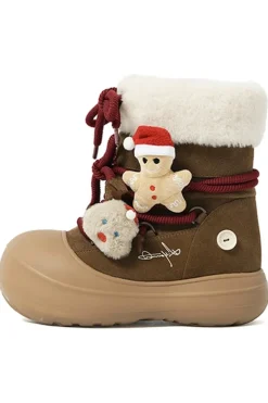 Fur-Lined Snow Boots