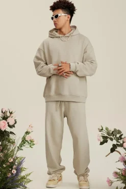 445G Solid Basic Hoodie