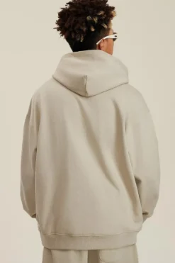 445G Solid Basic Hoodie