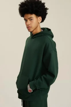 445G Solid Basic Hoodie