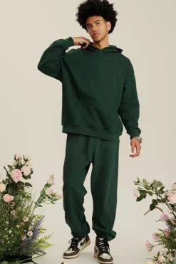 445G Solid Basic Hoodie