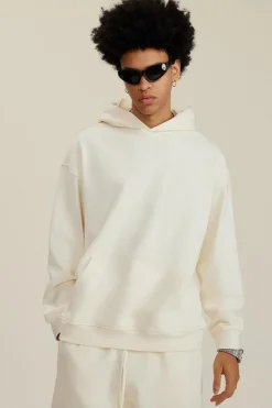445G Solid Basic Hoodie