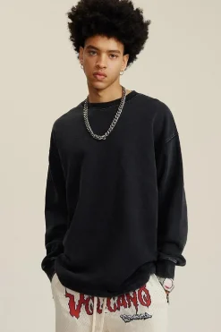 460G Washed Crew