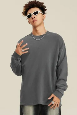 460G Washed Crew