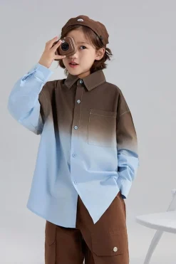 Gradient Long Sleeve Shirt