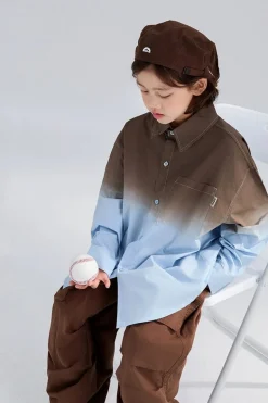 Gradient Long Sleeve Shirt