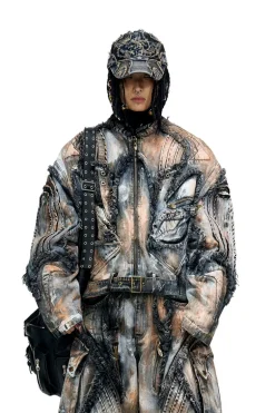 Graffiti Faded Alien Jacket