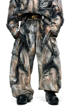 Graffiti Faded Alien Jeans