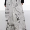 Graffiti Oversized Jeans