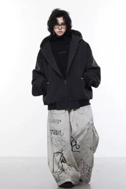 Graffiti Oversized Jeans