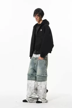 1000gsm Metal Detail Hooded Sweatshirt