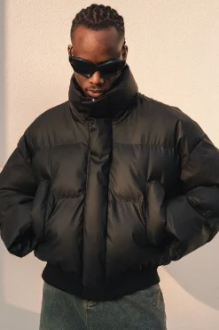 High Collar Puffer Jacket