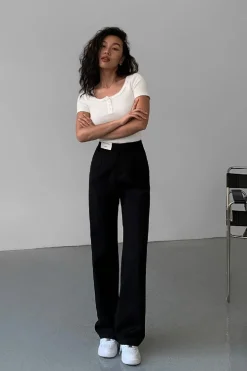 High Waist Wide Leg Pants