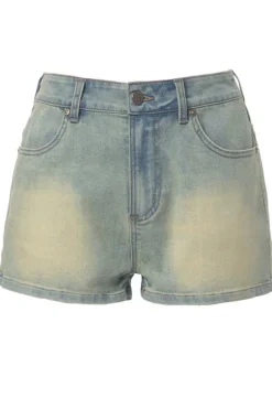 High-Waist Denim Hot Shorts