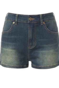 High-Waist Denim Hot Shorts
