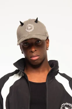 Horns Distressed Baseball Cap