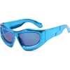 Inflated Chrome Sunglasses