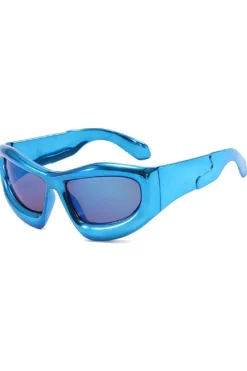 Inflated Chrome Sunglasses