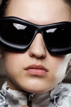 Inflated Chrome Sunglasses