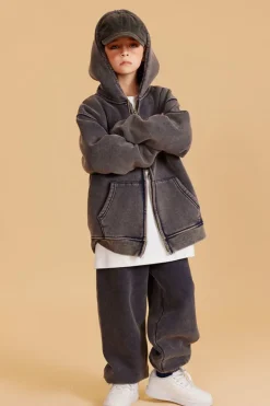 Kids Solid Color Hoodie