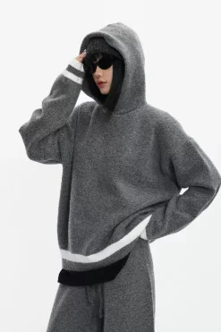 Knitted Hoodie