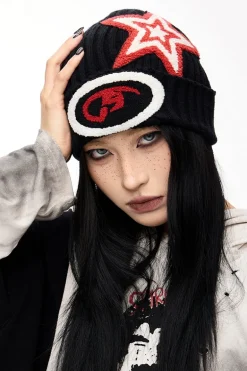 Logo Embroidered Knit Beanie