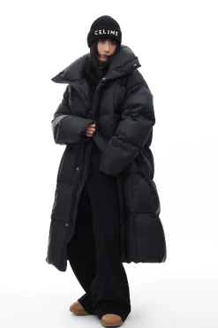 Long Down Trench Coat