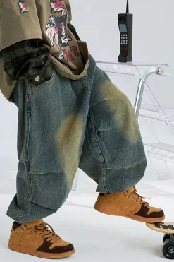 Loose Fit Denim Jeans