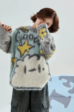 Loose Fit Knitted Sweater