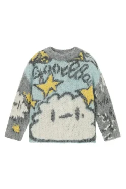 Loose Fit Knitted Sweater