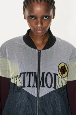 Mesh Layered Badge MA1 Jacket